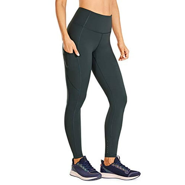 CRZ YOGA Women's Naked Feeling Light Running Leggings 25'' High Waisted Compression Workout Pants with Pockets 28'' CRZ YOGA Women's Naked Feeling Light Running Leggings 25'' High Waisted Compression Workout Pants with Pockets 28''